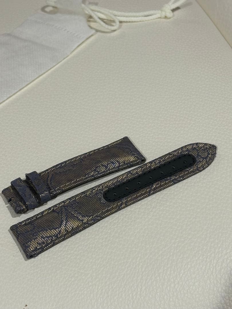 つよし様　ジャン・ルソー kimono時計ベルト 着物 墨流し20-18mm