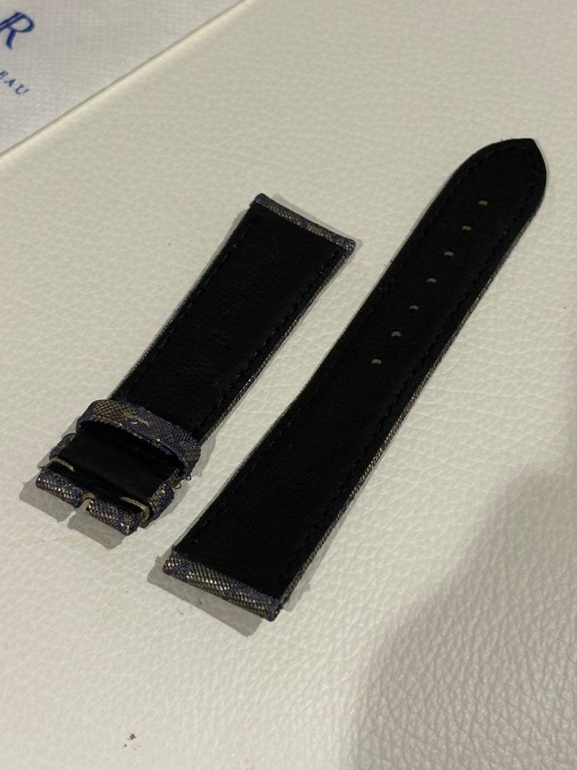 つよし様　ジャン・ルソー kimono時計ベルト 着物 墨流し20-18mm