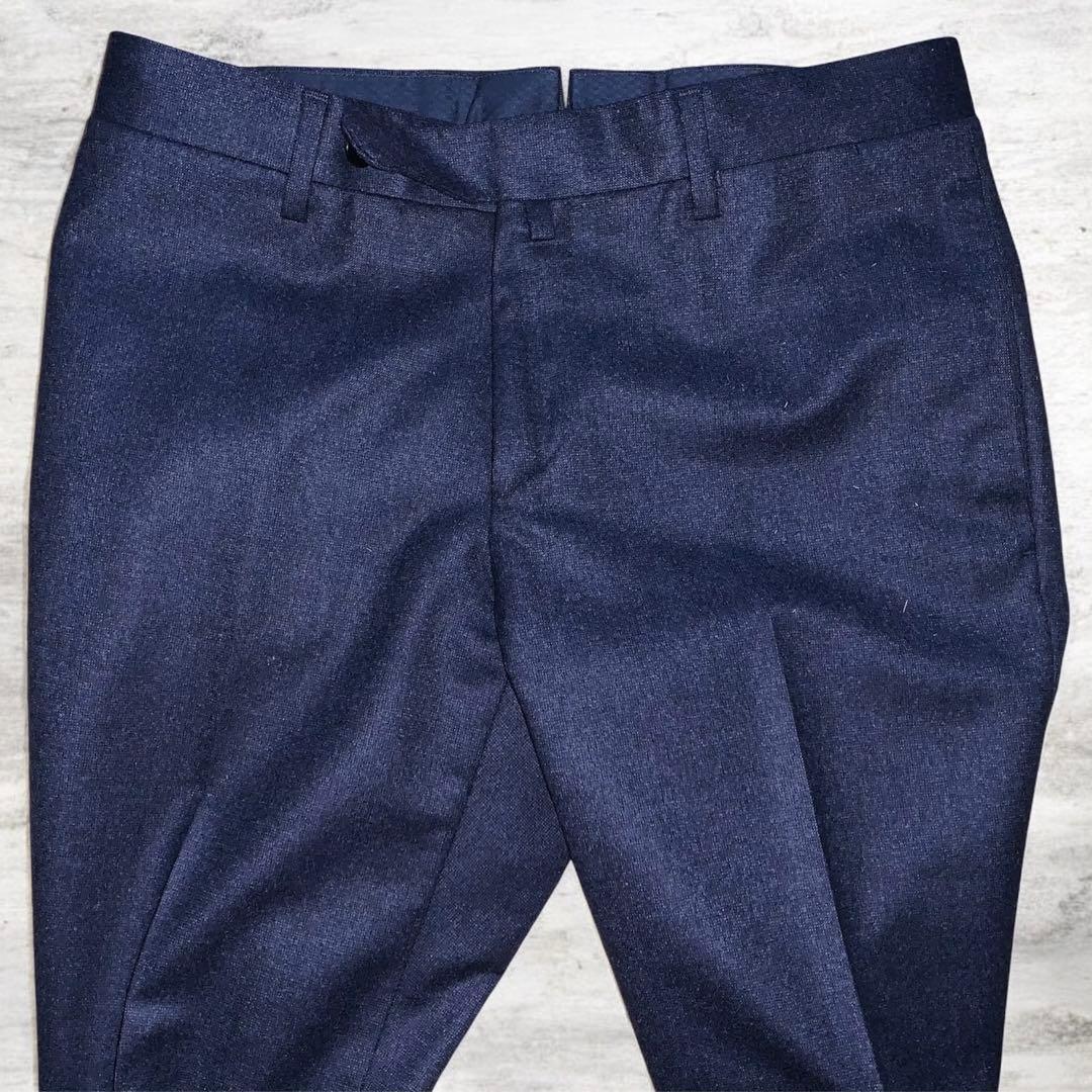 新品未使用 THE GIGI ネイビー フランネル スーツ/44/セットアップ