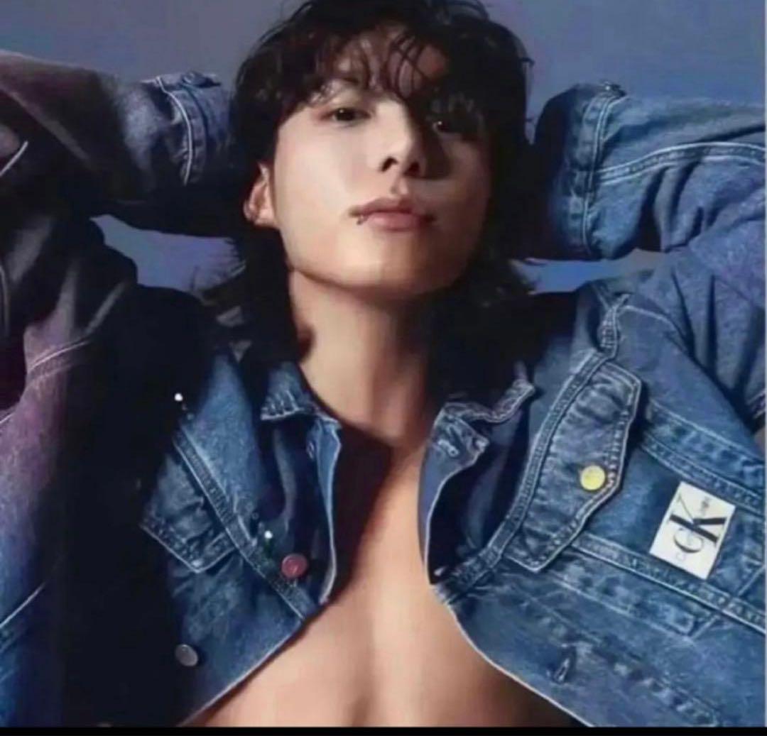 jungkook 着用　カルバンクラインデニムジャケット