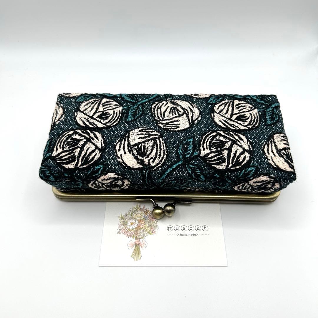 a-ya⚮̈ ミナペルホネン/ボックスがま口・大/おまとめ2点