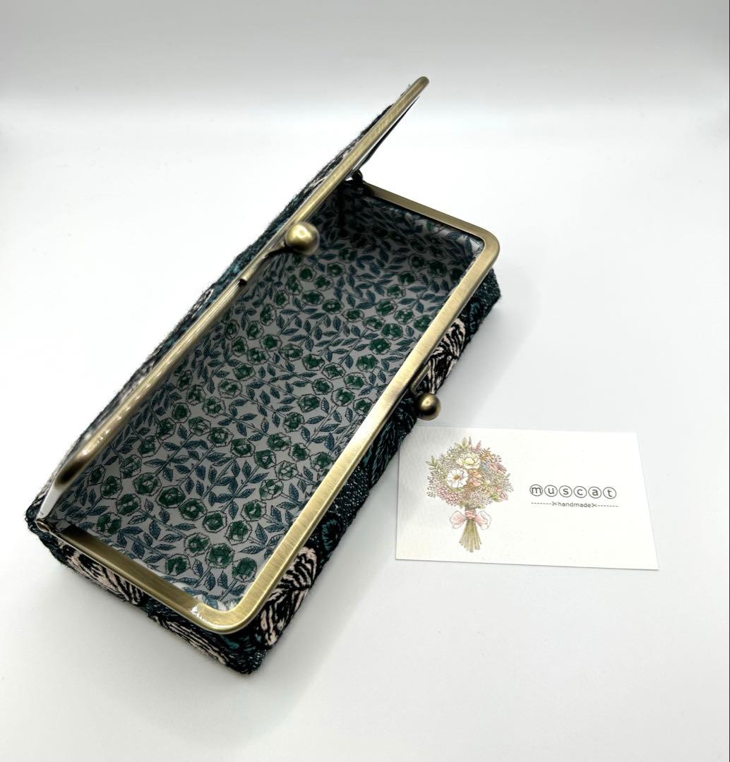 a-ya⚮̈ ミナペルホネン/ボックスがま口・大/おまとめ2点