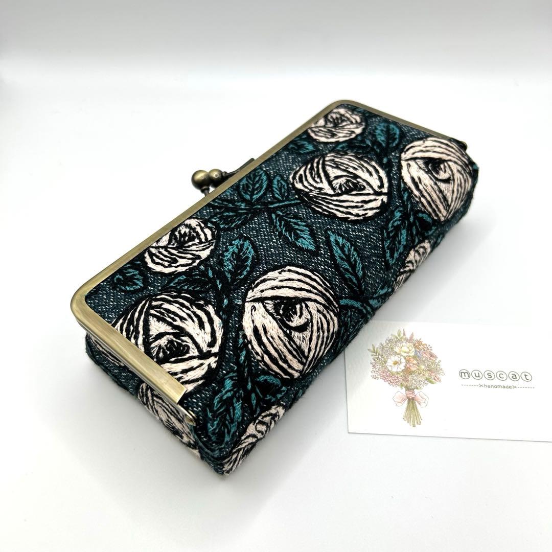 a-ya⚮̈ ミナペルホネン/ボックスがま口・大/おまとめ2点