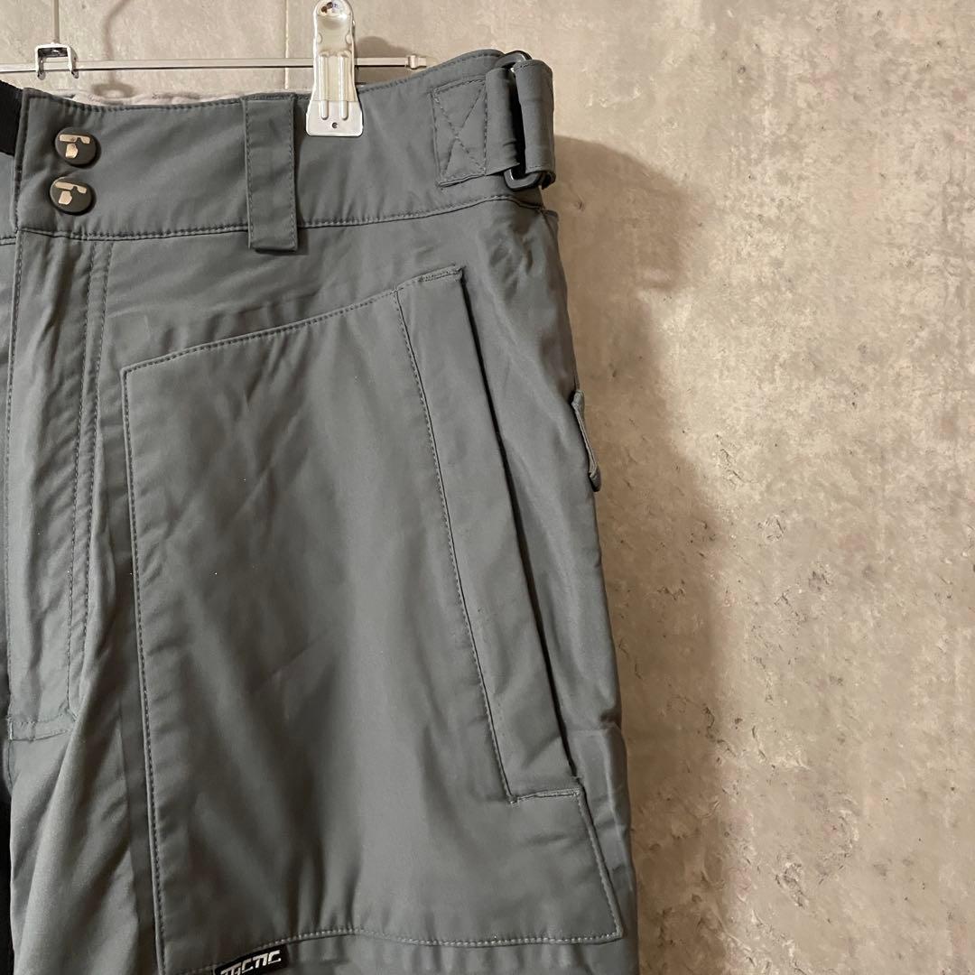 burtonバートンスキーパンツスノーボードウェアズボン下灰色グレーtactic