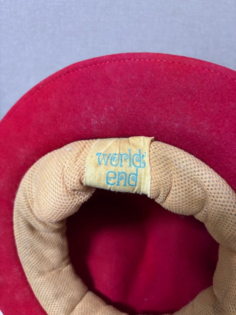 Vivienne Westwood ワールズエンド マウンテンハット 帽子 赤