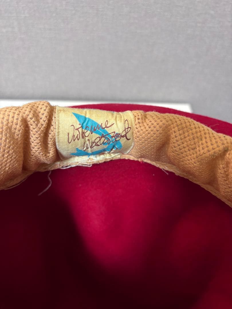 Vivienne Westwood ワールズエンド マウンテンハット 帽子 赤