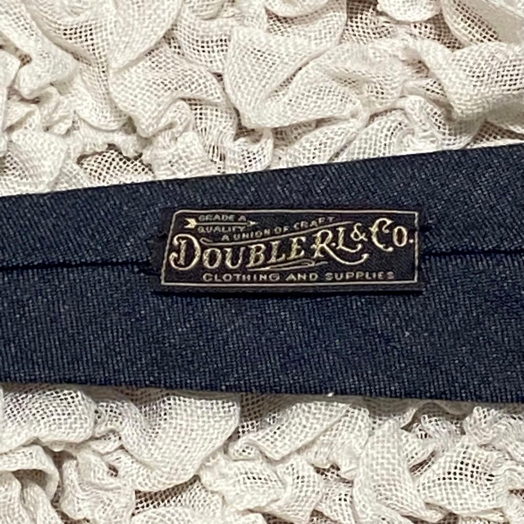 美品 RRL ダブルアールエル インディゴ デニム ネクタイ イタリア製