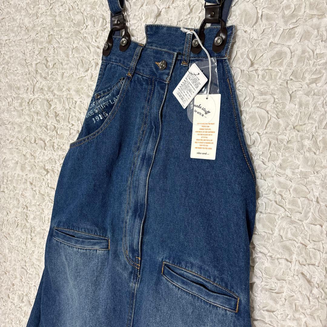 niko and... Misayoミリコレサスワンピース　ジャンスカ　デニム
