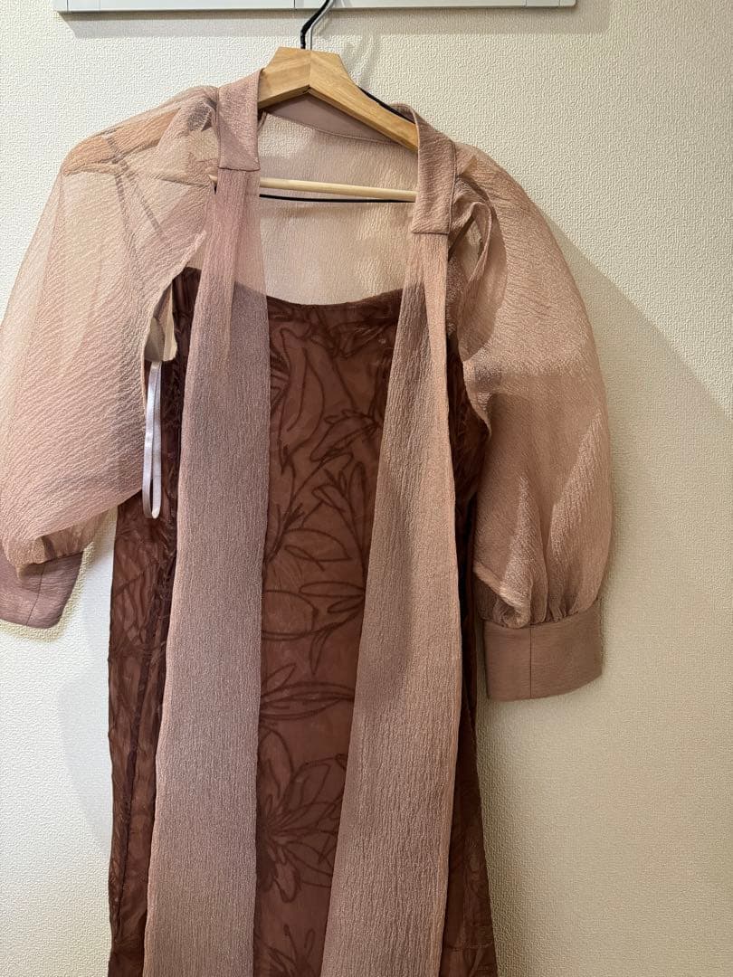 ボウタイ リボン ボレロ キャミワンピース 2点セット