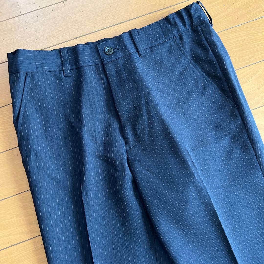 極美品✨⑤点フルセット　CHOPIN 黒スーツ　セットアップ150濃紺ネイビー