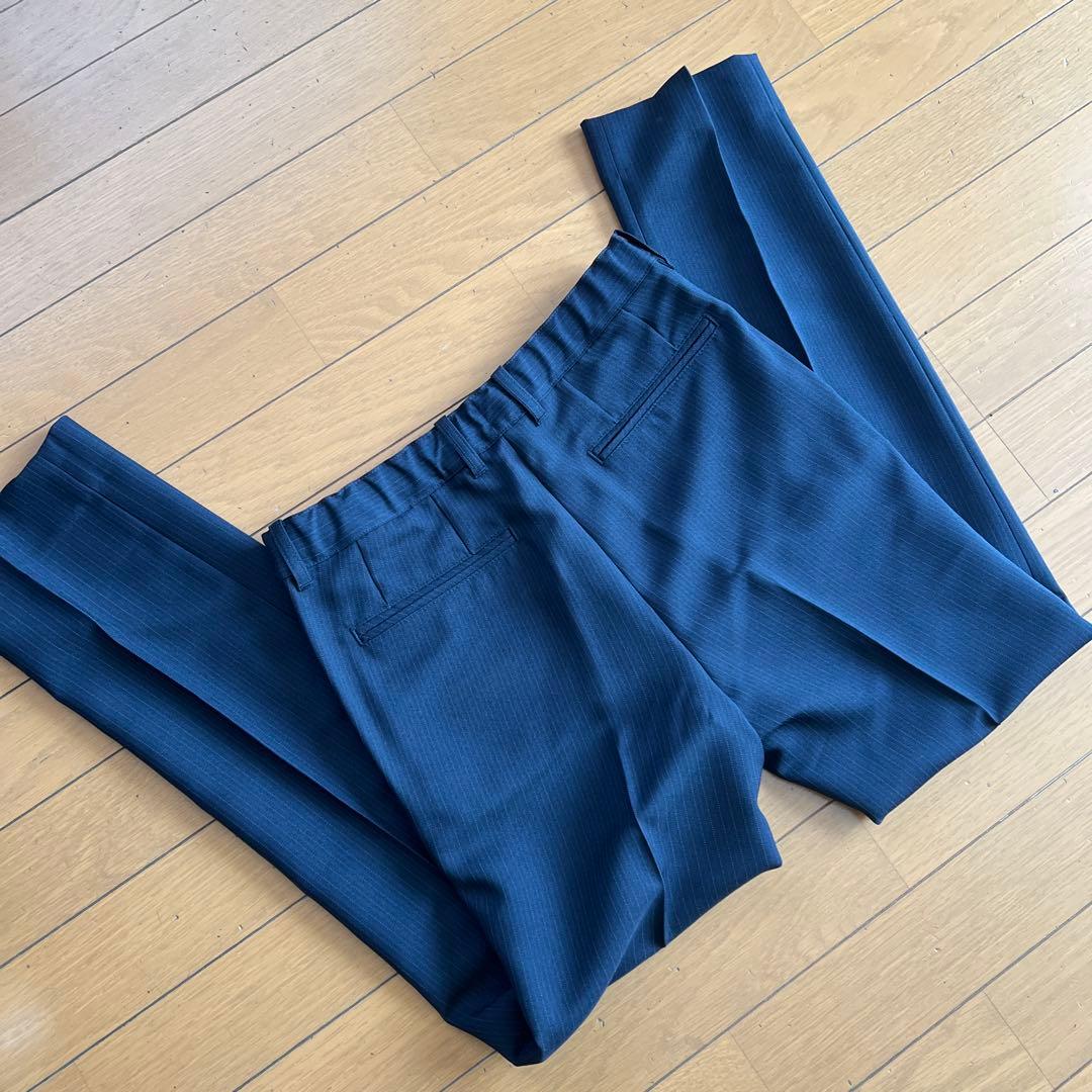 極美品✨⑤点フルセット　CHOPIN 黒スーツ　セットアップ150濃紺ネイビー