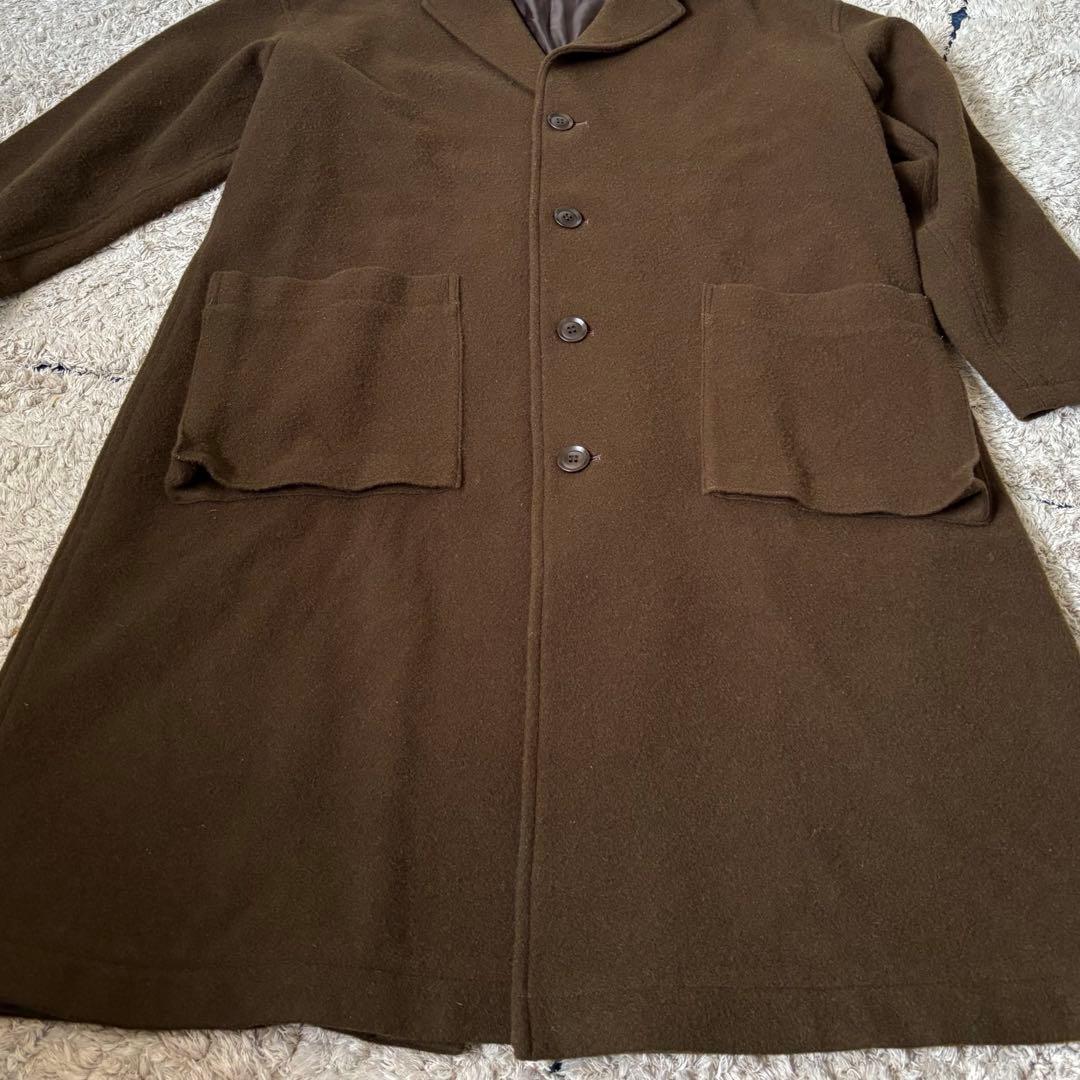 ワイズ　チェスターコート　ロング　ウール　ヨウジヤマモト　ブラウン　茶色　２