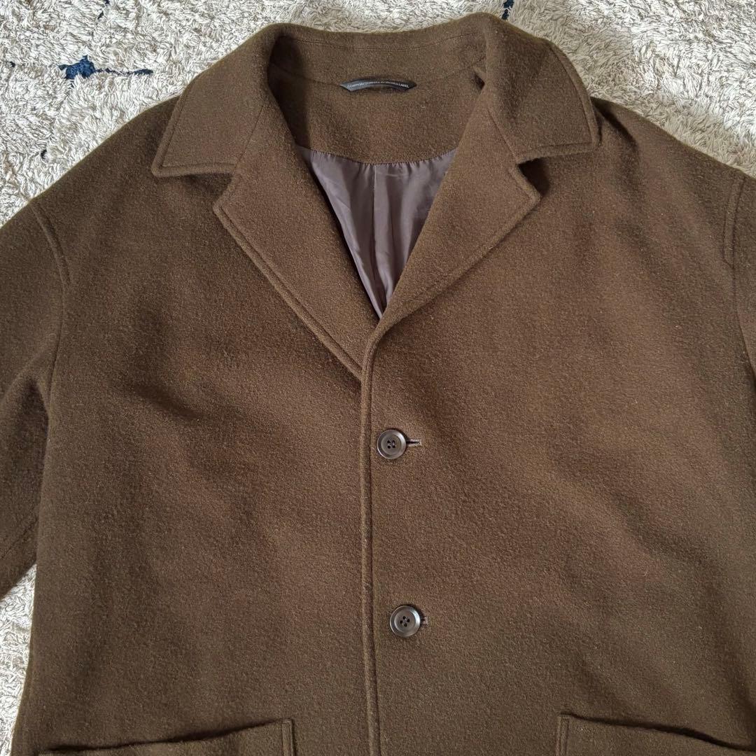 ワイズ　チェスターコート　ロング　ウール　ヨウジヤマモト　ブラウン　茶色　２