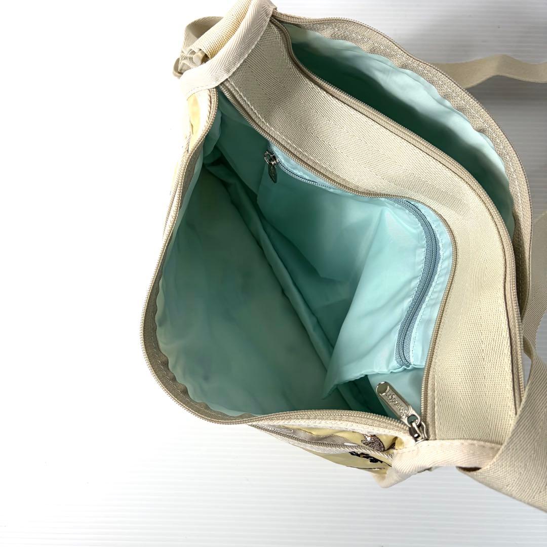 希少 新品 レスポートサック 猫刺繍 完売品 デラックスエブリデイ ベージュ