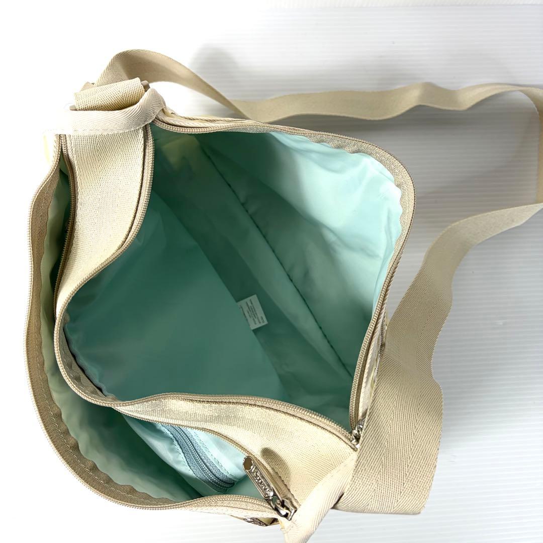 希少 新品 レスポートサック 猫刺繍 完売品 デラックスエブリデイ ベージュ