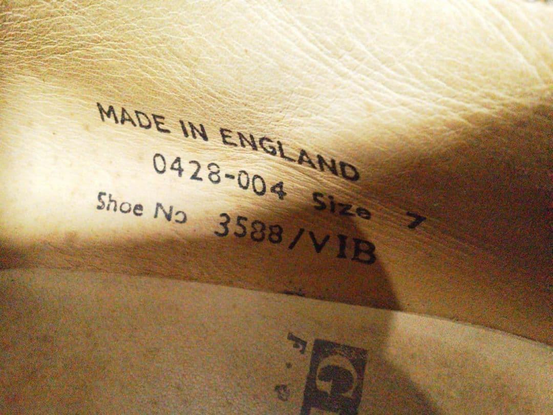 eCox 英国製 ラバーソール UK7 白 男女可 厚底 清春