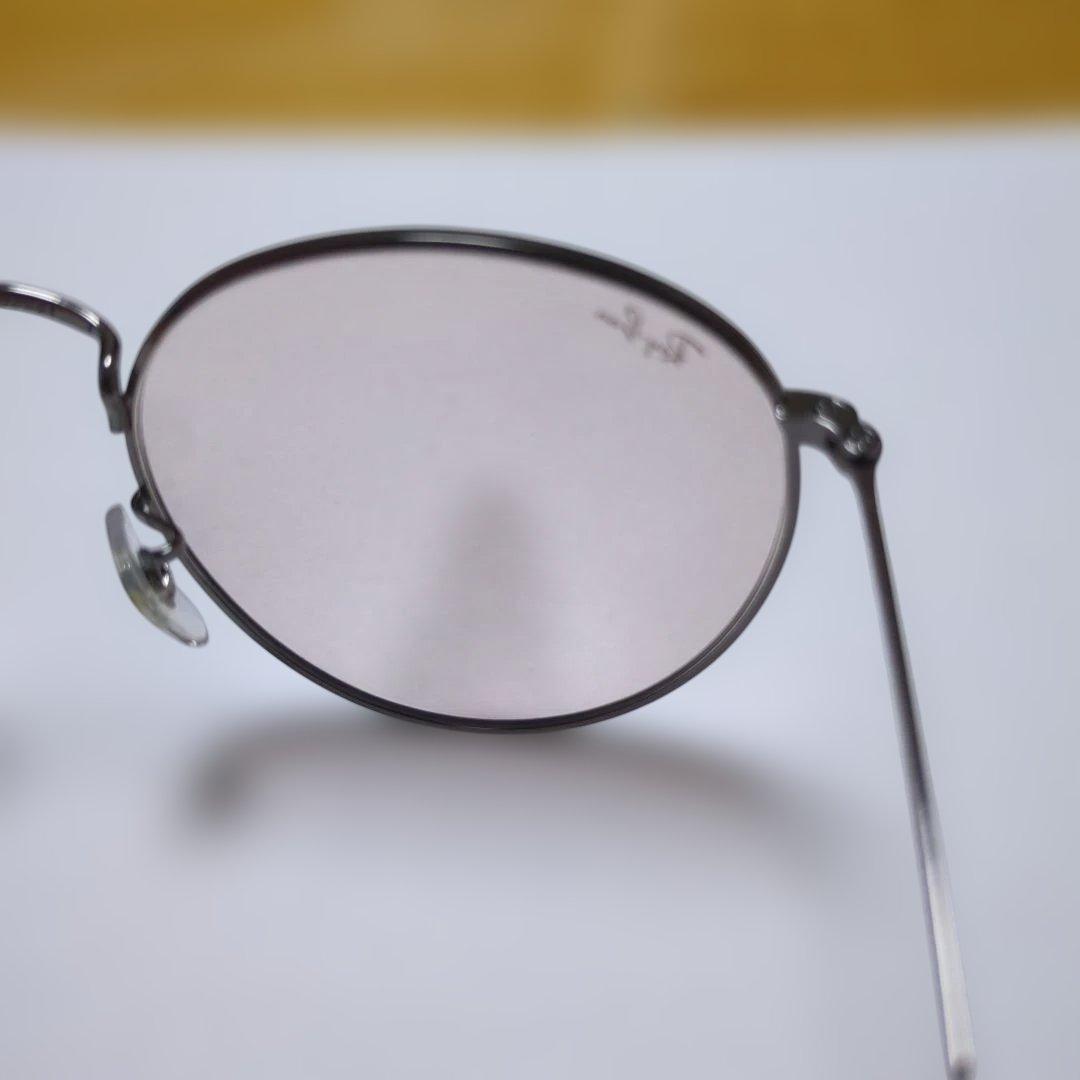 レイバン ラウンドメタル RB3447 Evolve 004/T5調光