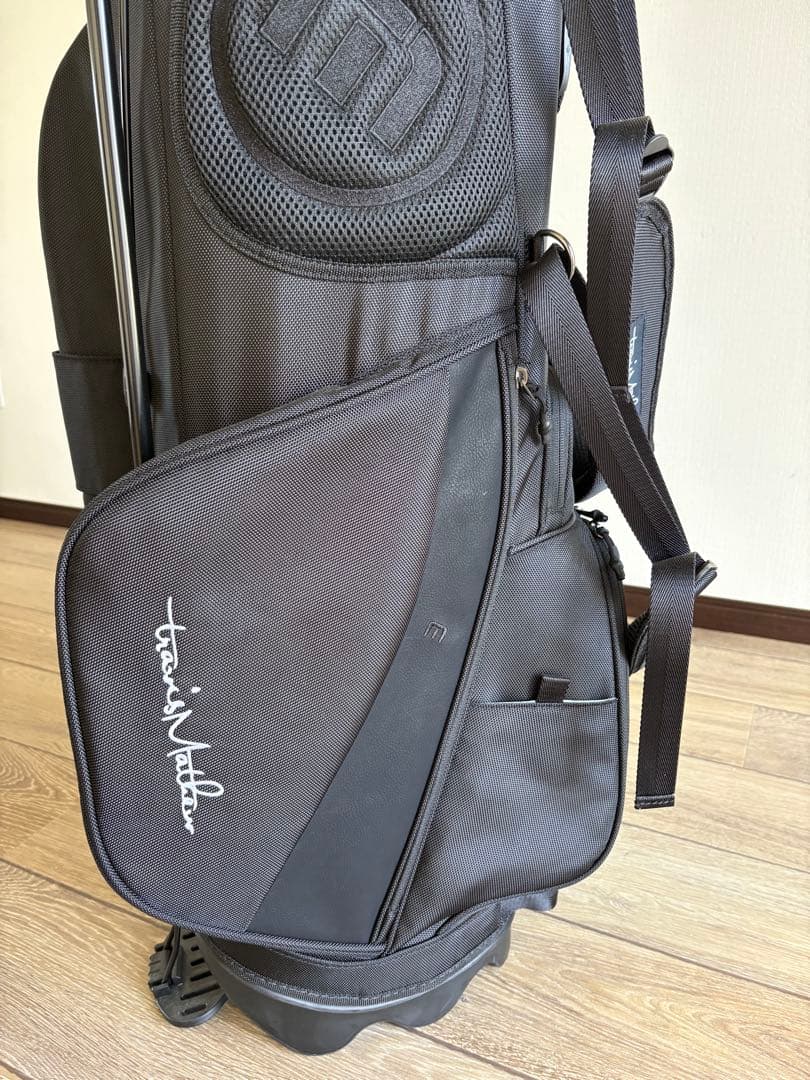 JPSR223 新品・未使用トラビスマシュー　 ブラックキャディバッグ