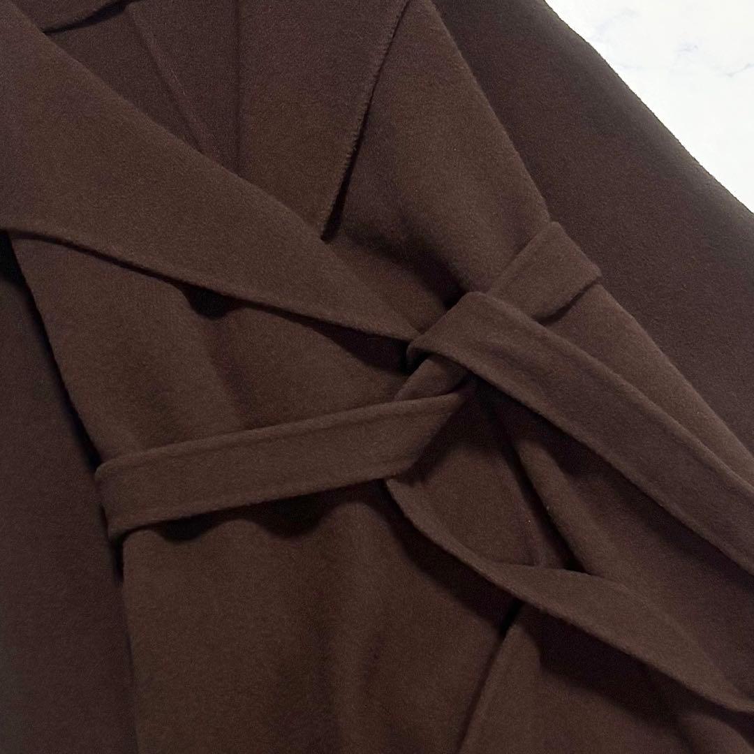 Spick&Span スピックアンドスパン / ヴェロアフォールドラペルコート