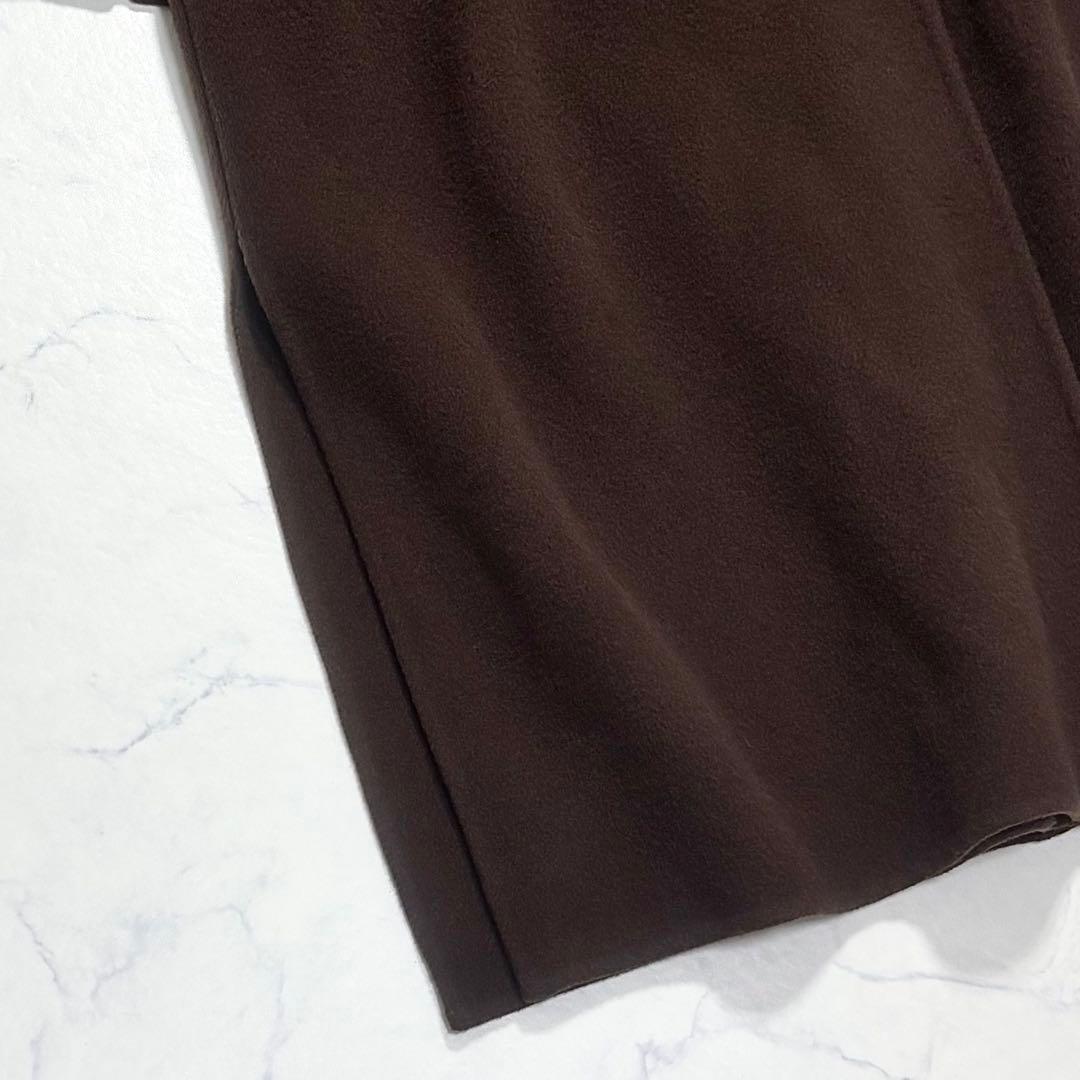 Spick&Span スピックアンドスパン / ヴェロアフォールドラペルコート