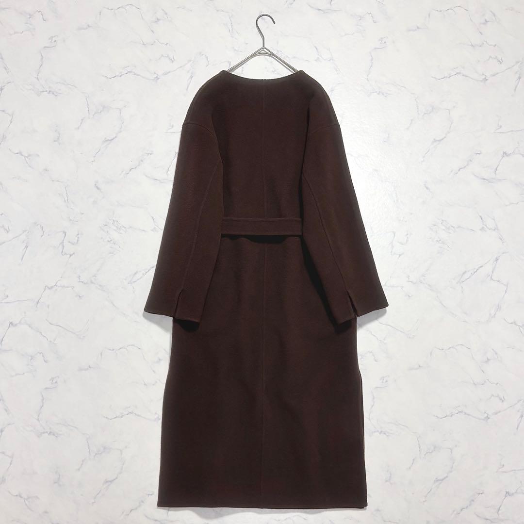 Spick&Span スピックアンドスパン / ヴェロアフォールドラペルコート