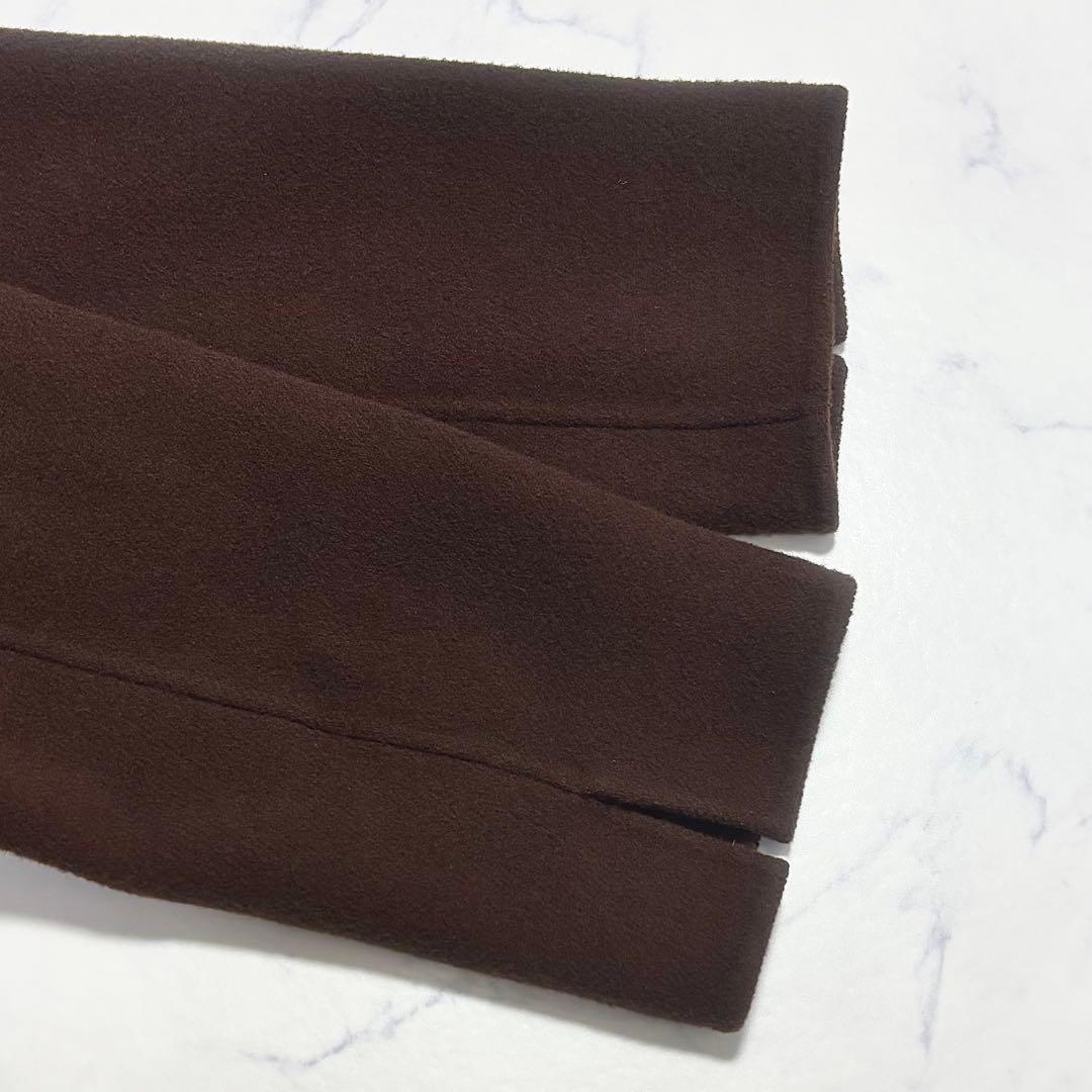 Spick&Span スピックアンドスパン / ヴェロアフォールドラペルコート