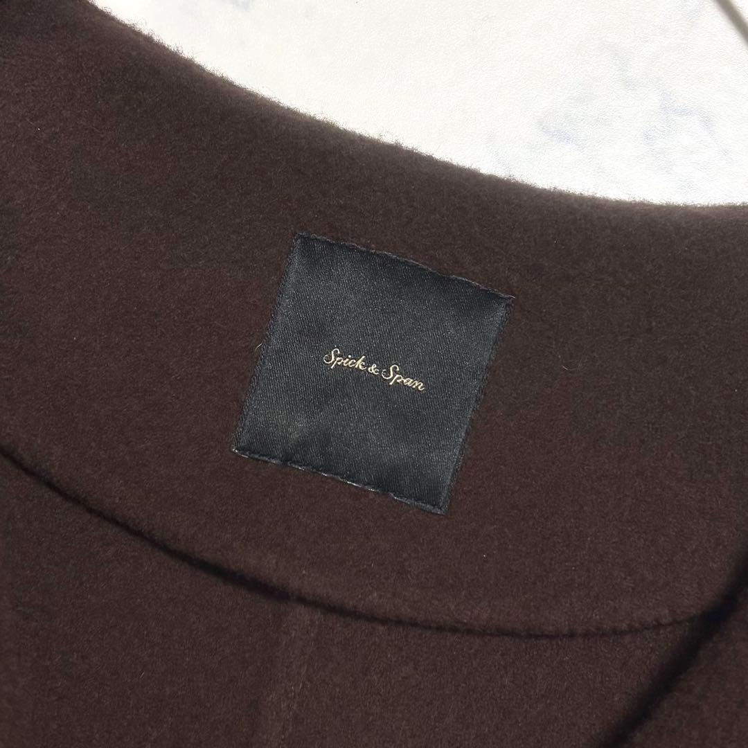 Spick&Span スピックアンドスパン / ヴェロアフォールドラペルコート