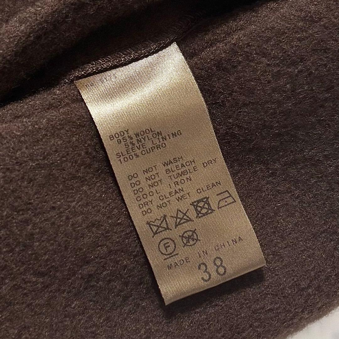 Spick&Span スピックアンドスパン / ヴェロアフォールドラペルコート