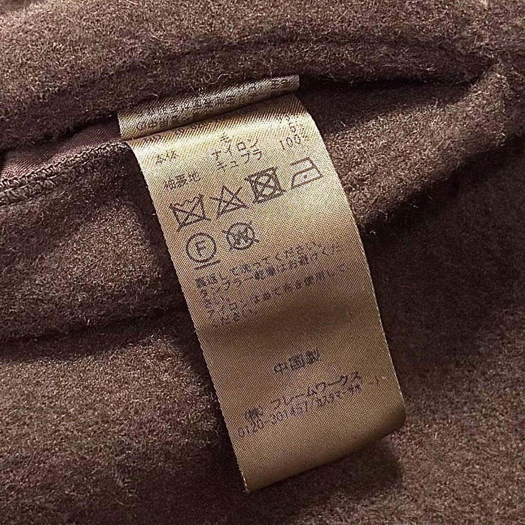 Spick&Span スピックアンドスパン / ヴェロアフォールドラペルコート