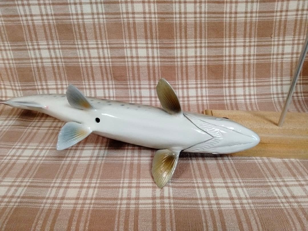 ハンドメイド　39cmヤマメ　フィギュア　レプリカ　魚釣り　ルアー釣り