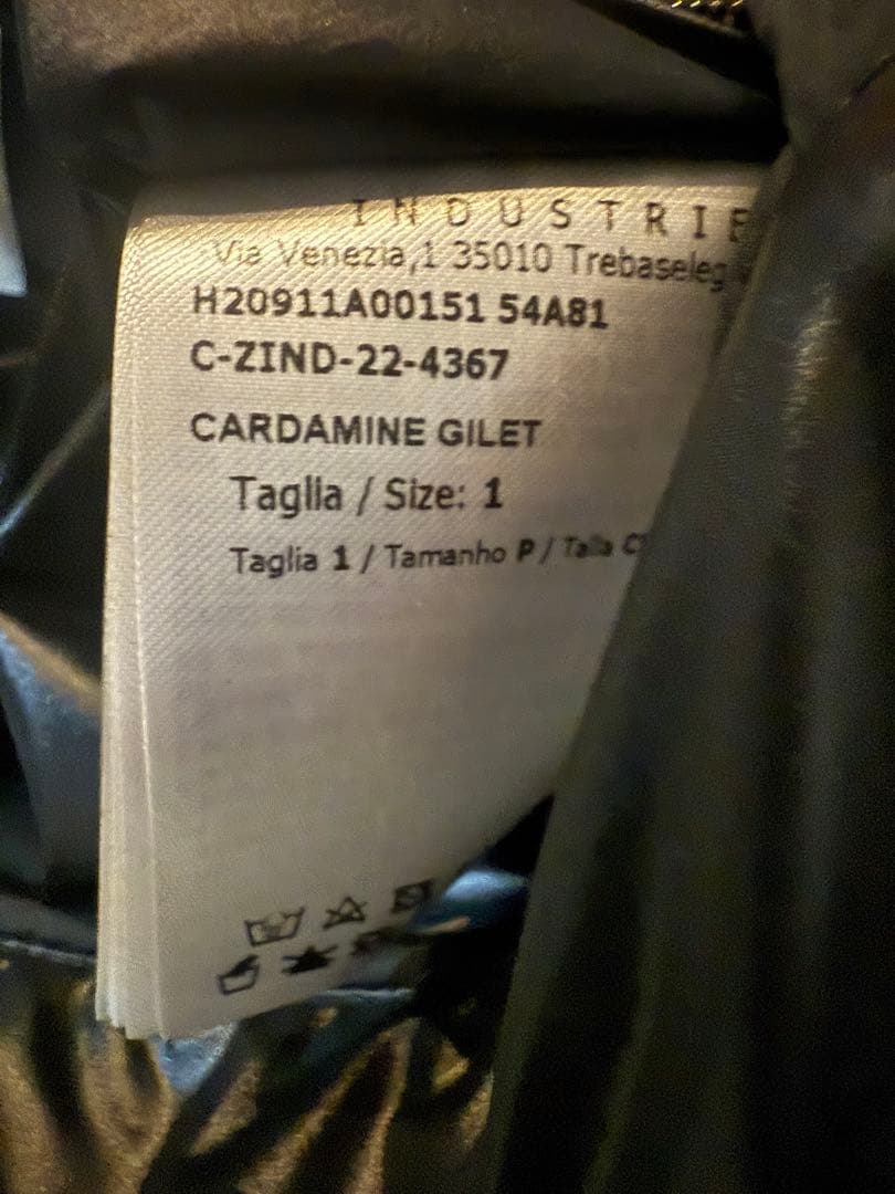 Moncler Cardamine Gilet ブラック サイズ1