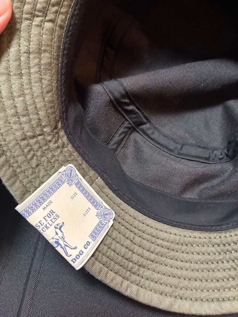 the h.w.dog & coバケットハット 日本製 40サイズ