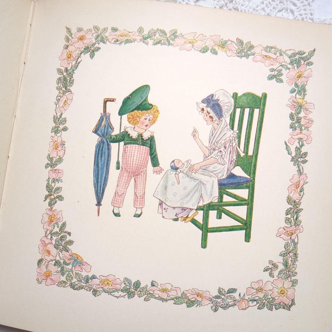 稀少1889アンティーク絵本 洋書古書 児童書 ヴィクトリアン ヴィンテージ