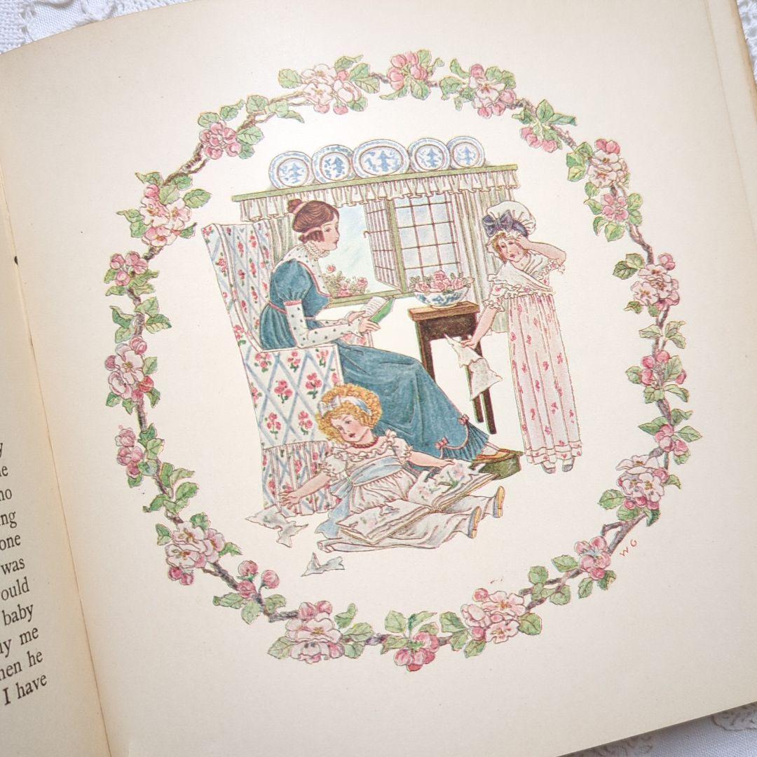 稀少1889アンティーク絵本 洋書古書 児童書 ヴィクトリアン ヴィンテージ