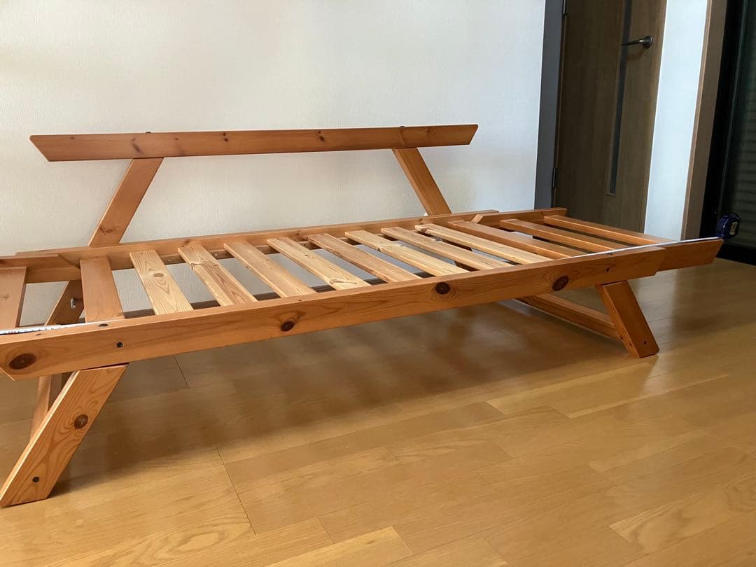 2人掛けソファーベット 北欧風ソファ/引き取り可能