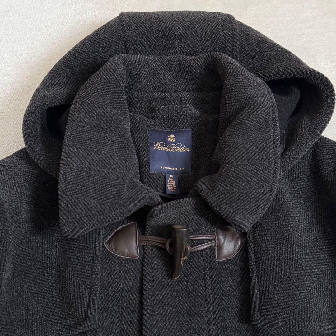 ブルックスブラザーズ ダッフルコート ウール ムーアブルック M