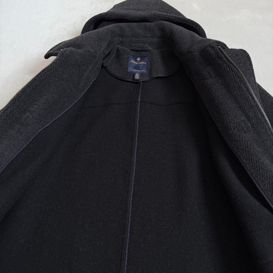 ブルックスブラザーズ ダッフルコート ウール ムーアブルック M