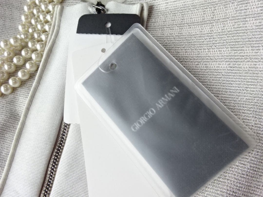 新品　ジョルジオアルマーニ　ニット　ノーカラージャケット　サイズ44