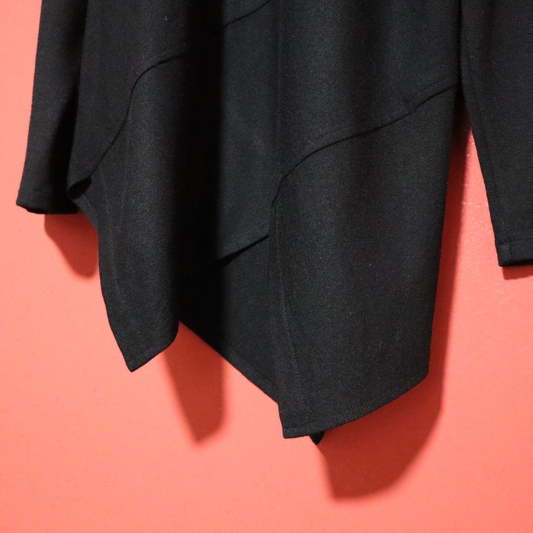 Y's ヨウジヤマモト 90s 斜めステッチ ZIGZAG 変形デザイン ロンT