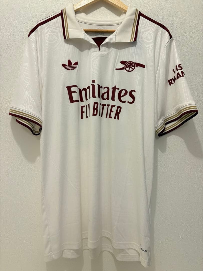 アーセナル2526 3rdユニフォーム　アーセナルフォント