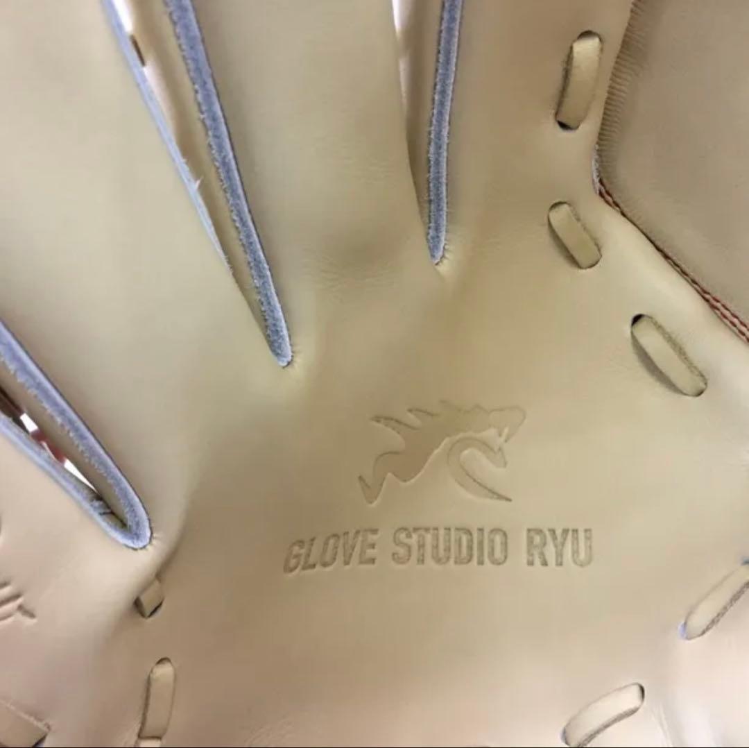 未使用　RYU　リュウ　硬式　左　投手用　キャメル色