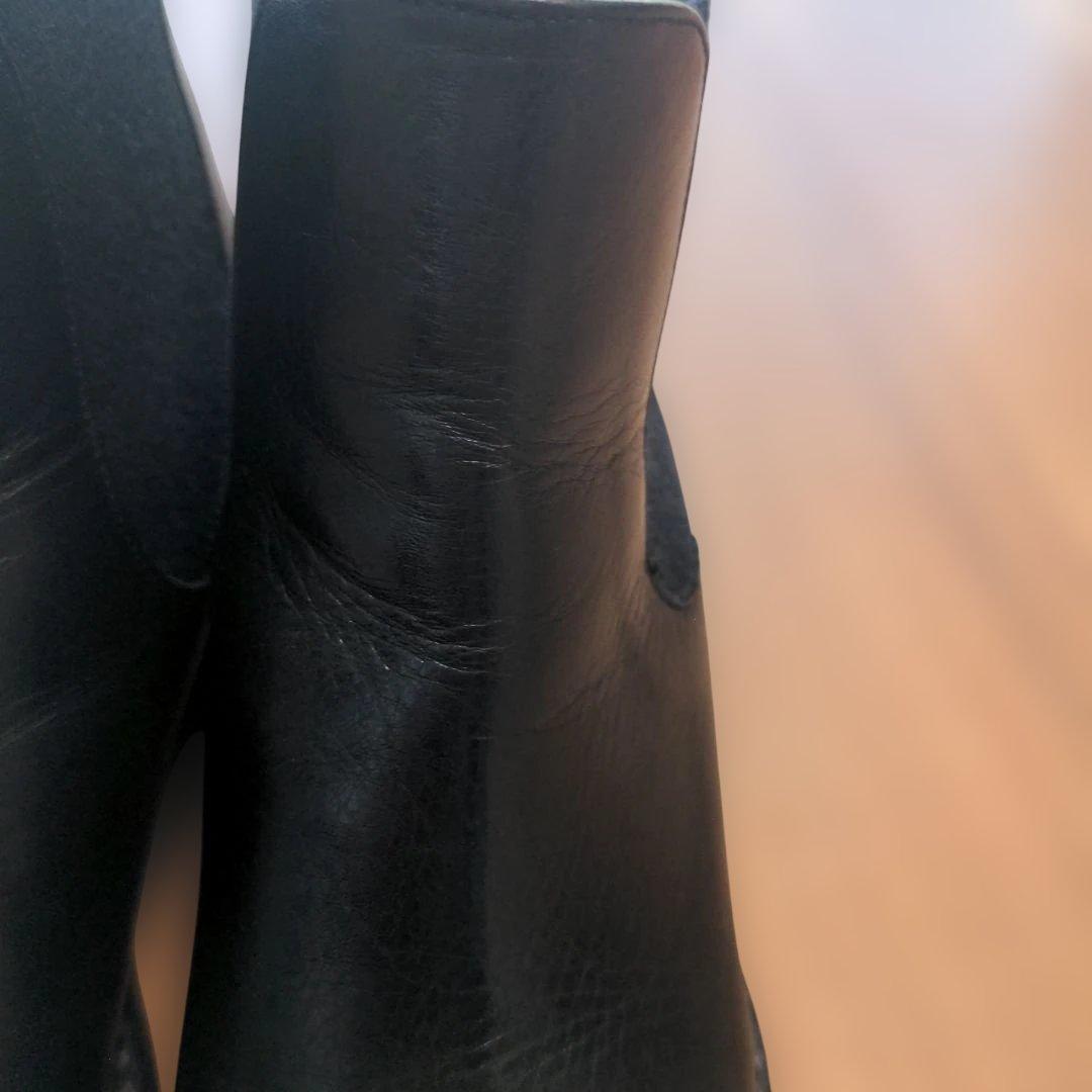 サイドゴアショートブーツ37〈TOMORROWLAND/GALERIE VIE〉