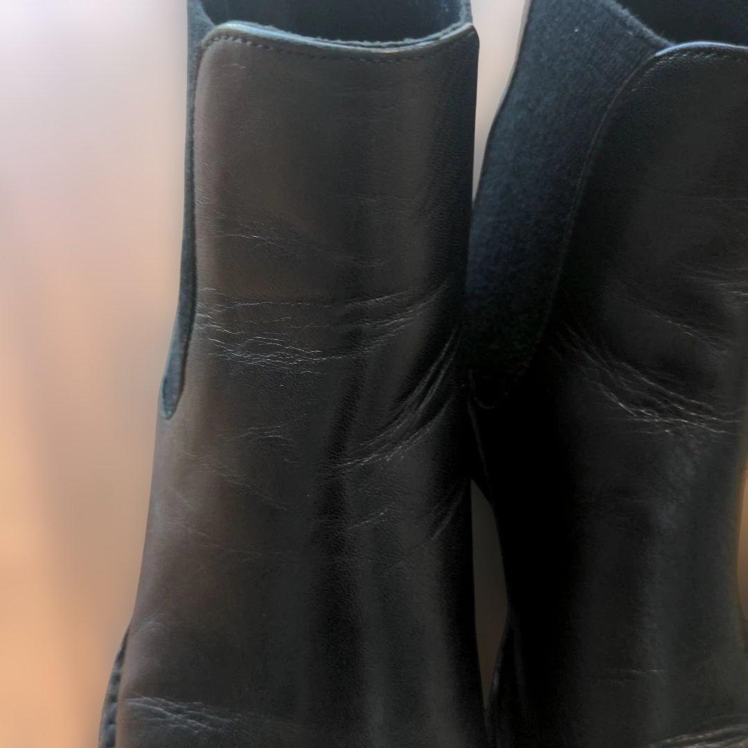 サイドゴアショートブーツ37〈TOMORROWLAND/GALERIE VIE〉