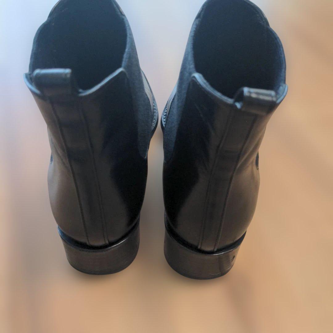 サイドゴアショートブーツ37〈TOMORROWLAND/GALERIE VIE〉