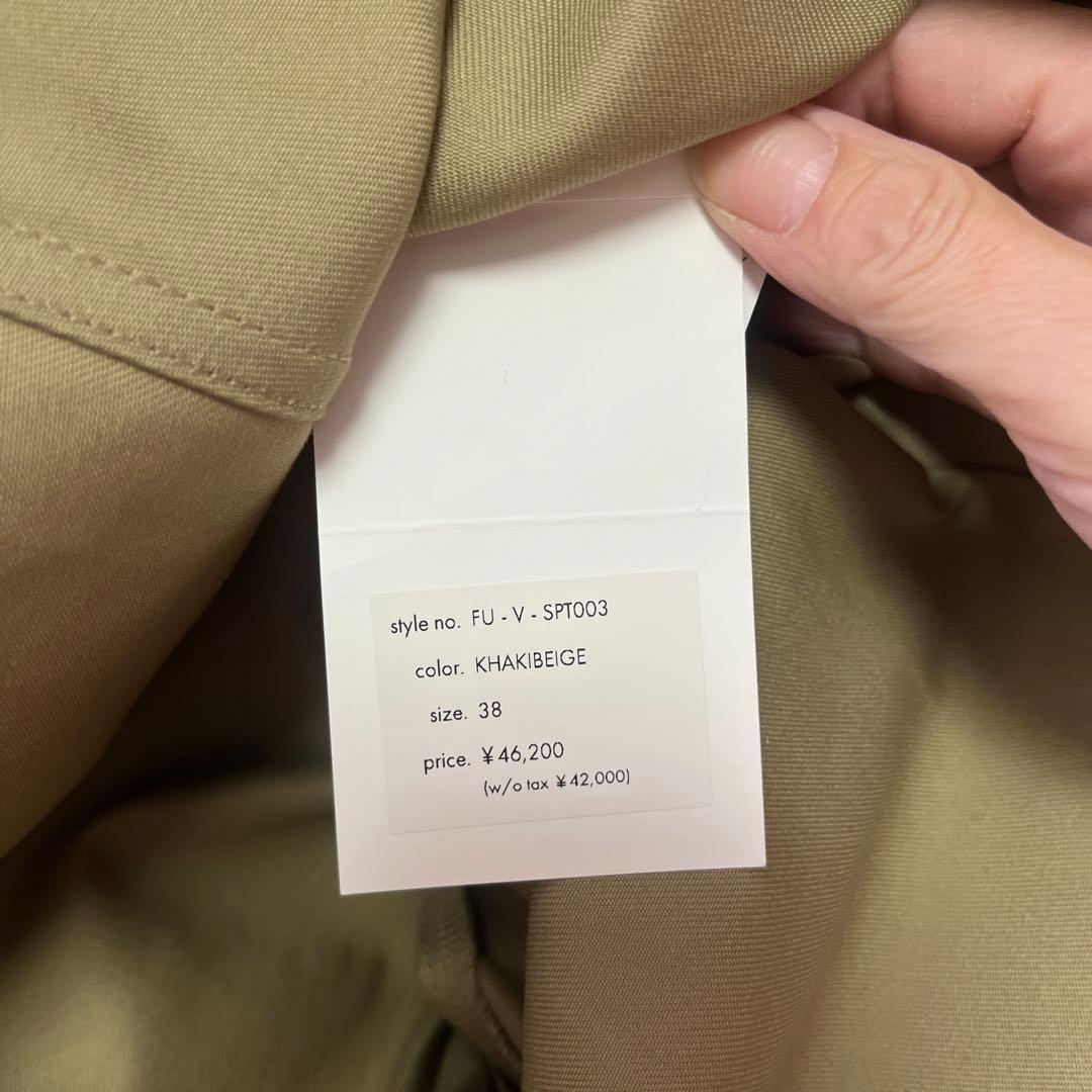 フミカウチダ　チノキュロット　パンツfumika uchida 2025ss