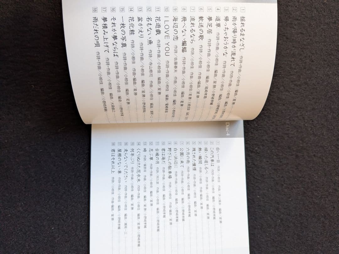 小椋佳　全集　アルバム　CD-BOX さらば青春　夢芝居　美空ひばり　井上陽水