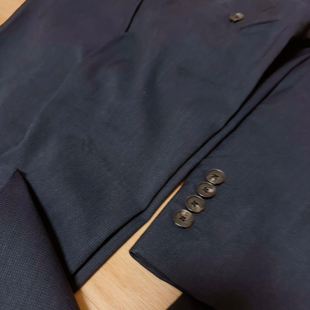 ブラックレーベルクレストブリッジ スーツ　羊毛　ネイビー　L 御幸毛織
