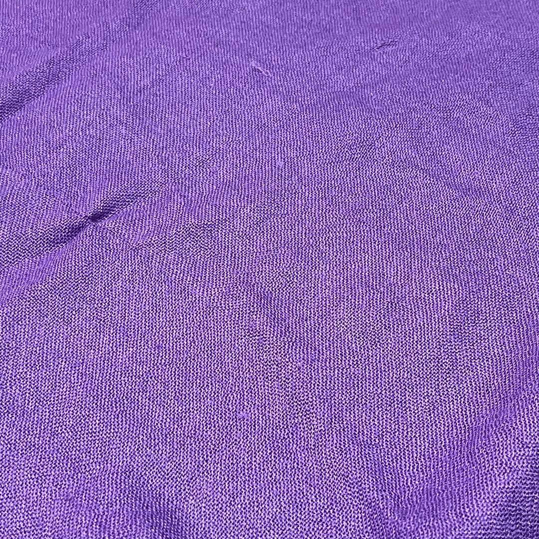 ロロピアーナ　カシミヤシルク　イタリア製　大判ショール　ストール　パープル