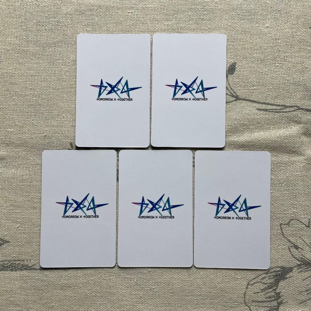 TXT LINEMUSIC 当選 再生キャンペ-ン トレカ 5枚