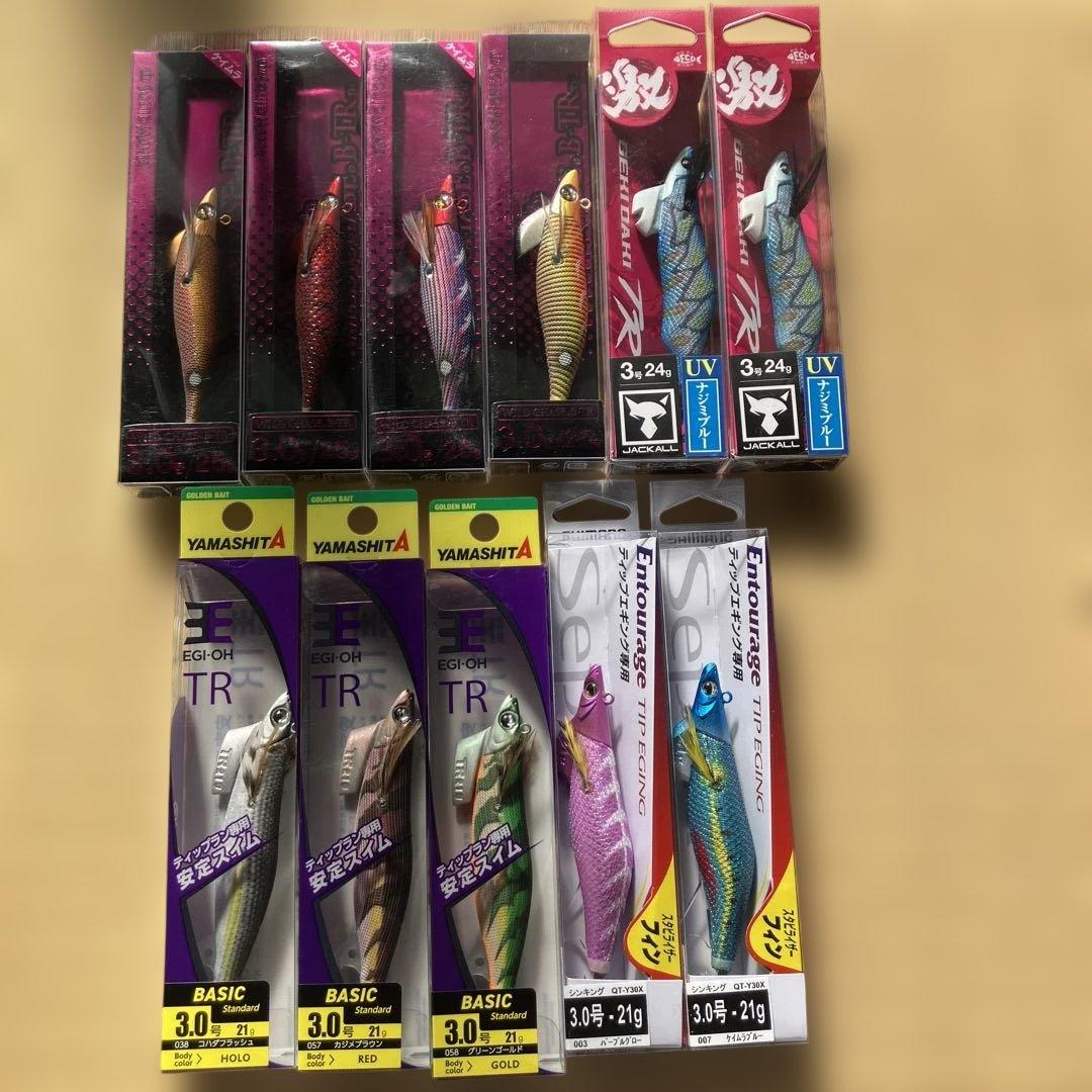 【大幅値下げ‼️】ティップランエギ　3.0号 11個セット　新品未開封品